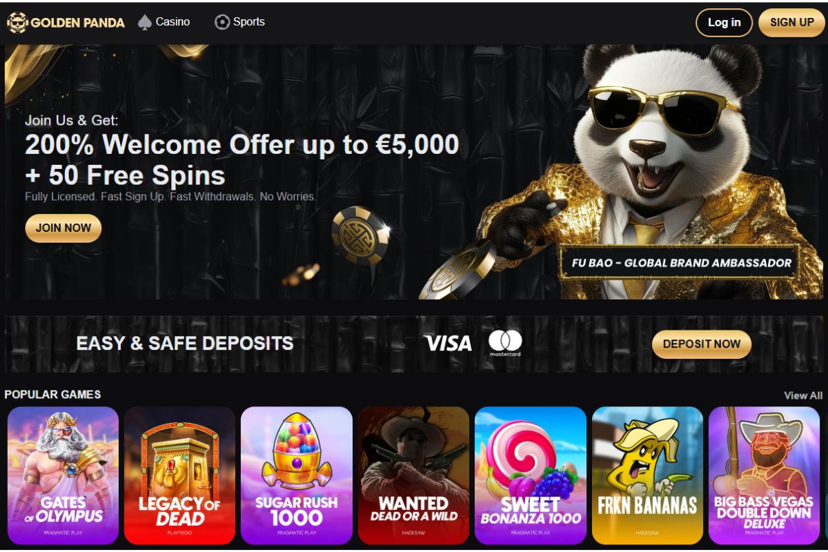 goldenpanda kazino online
